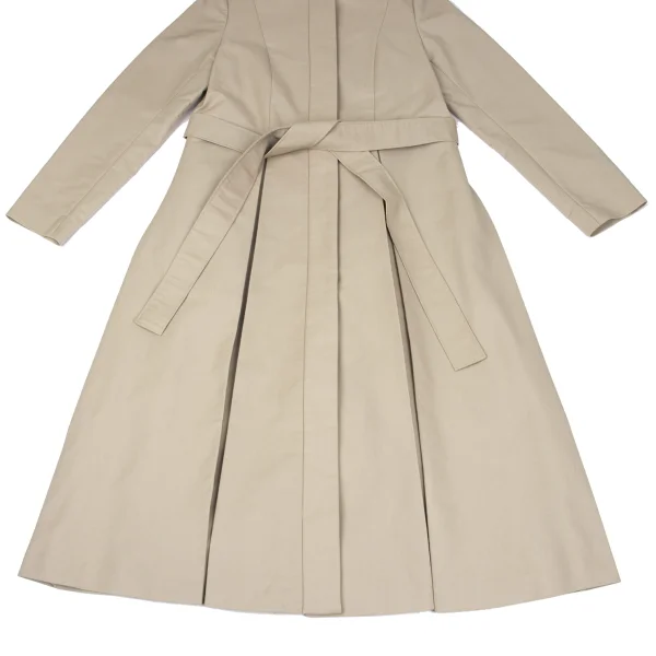 LANVIN en Bleu Collarless Tuck Coat K-167513_007