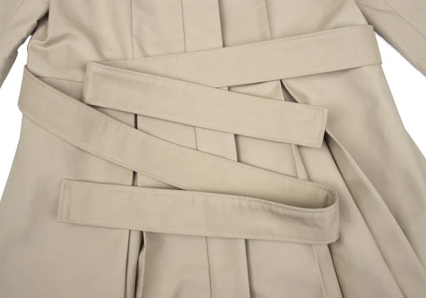 LANVIN en Bleu Collarless Tuck Coat K-167513_009