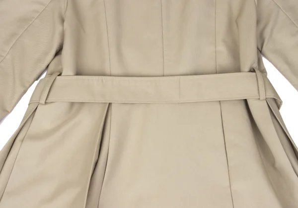 LANVIN en Bleu Collarless Tuck Coat K-167513_014