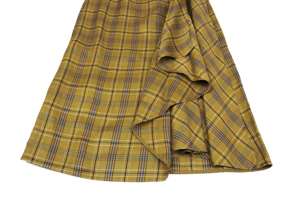 EPOCA Checker Belted Wrap Skirt K-167514_007