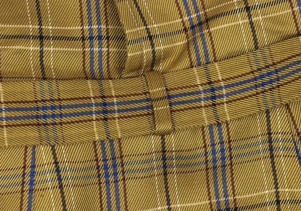 EPOCA Checker Belted Wrap Skirt K-167514_014