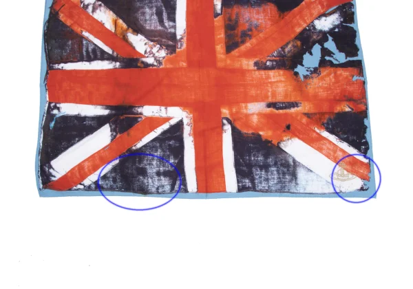 Vivienne Westwood Union Jack Printed Handkerchief K-167521_003