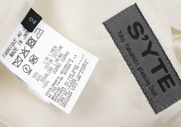 S'YTE Circle Patch Linen Cotton Pants K-167523_016