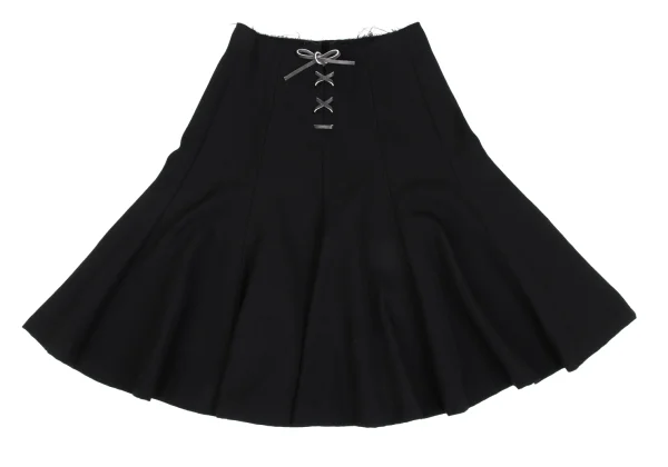COMME des GARCONS Wool Lace-up Flare Skirt K-167525_002