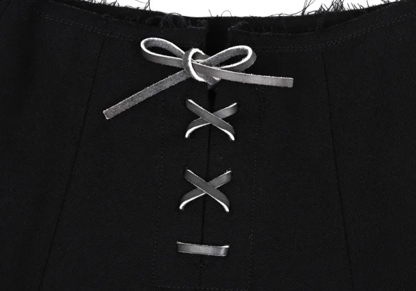 COMME des GARCONS Wool Lace-up Flare Skirt K-167525_004