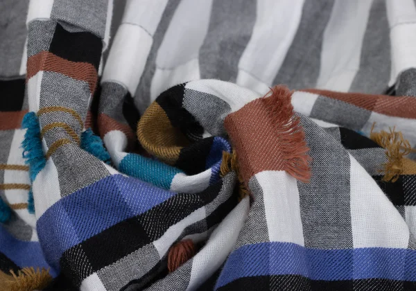 ISSEY MIYAKE me Multi Jacquard Check Skirt K-167526_015