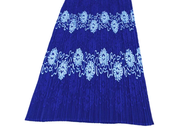 PLEATS PLEASE Floral Taping Mesh Skirt K-167527_005