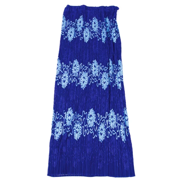 PLEATS PLEASE Floral Taping Mesh Skirt K-167527_007