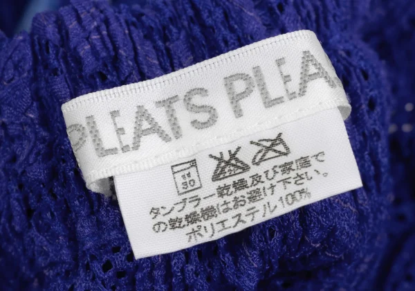 PLEATS PLEASE Floral Taping Mesh Skirt K-167527_012