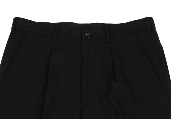 Yohji Yamamoto POUR HOMME Wool Tuck Straight Pants  K-167532_002