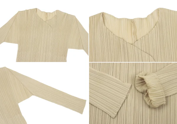 プリーツプリーズPLEATS PLEASE プリーツセットアップ ベージュ3 1 (K