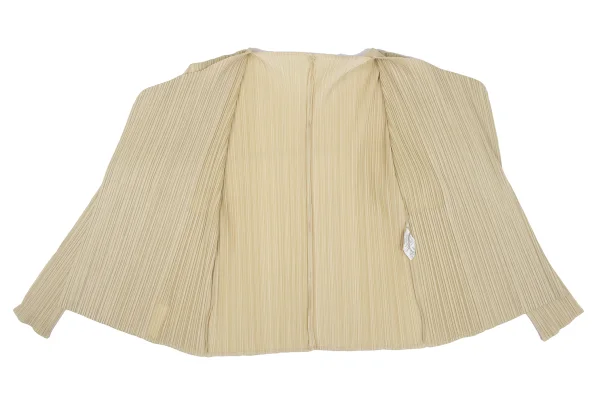 プリーツプリーズPLEATS PLEASE プリーツセットアップ ベージュ3 1 (K