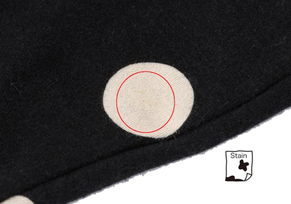 Yohji Yamamoto NOIR Dot Printed Switching T-shirt K-167541_008