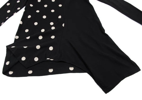 Yohji Yamamoto NOIR Dot Printed Switching T-shirt K-167541_015