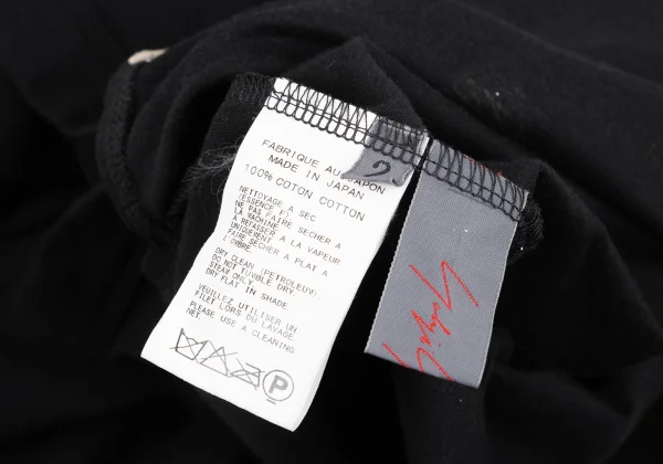 Yohji Yamamoto NOIR Dot Printed Switching T-shirt K-167541_019