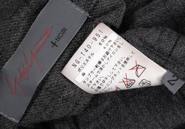 Yohji Yamamoto NOIR Stripe Asymmetry Sleeveless Dress K-167544_017