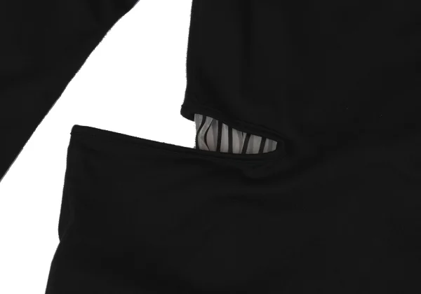 LIMI feu Striped Mesh Layered Long Cardigan K-167551_015