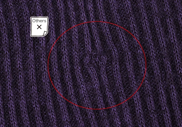 RAGNE KIKAS Yohji Yamamoto Rayon High-neck Rib Knit Sweater K-167555_008