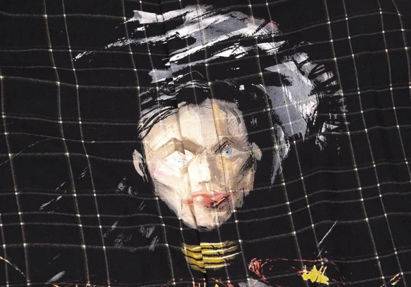 Ground Y×Yasuto Sasada Graphic Print Switching Check Shirt K-167556_008