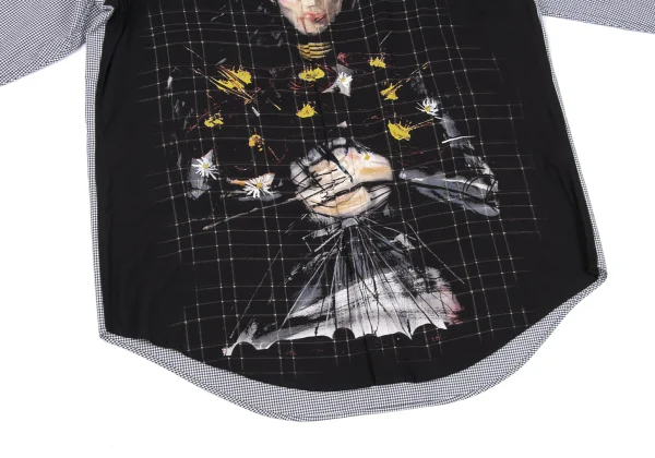 Ground Y×Yasuto Sasada Graphic Print Switching Check Shirt K-167556_010