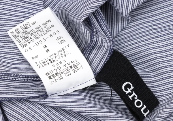 Ground Y Cotton Striped Switching Sleeveless Dress K-167557_018