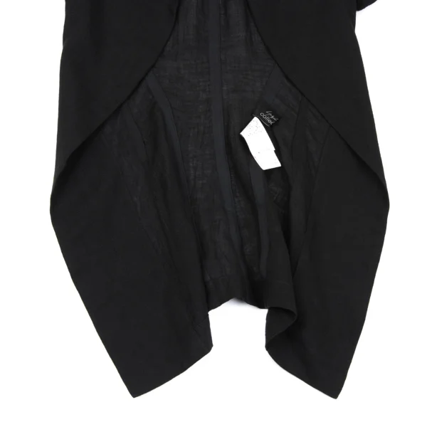 Yohji Yamamoto collections Linen Buttonless Shirt Jacket K-167558_006