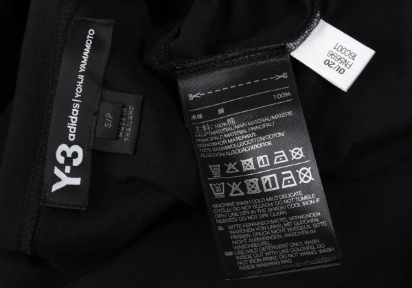 Y-3 Multi Button Wrap Design T Shirt K-167559_017