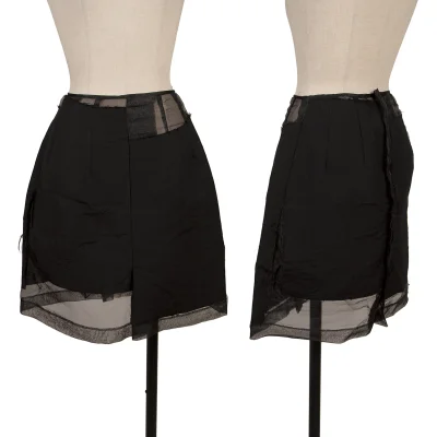 COMME des GARCONS Pasted Sheer Skirt