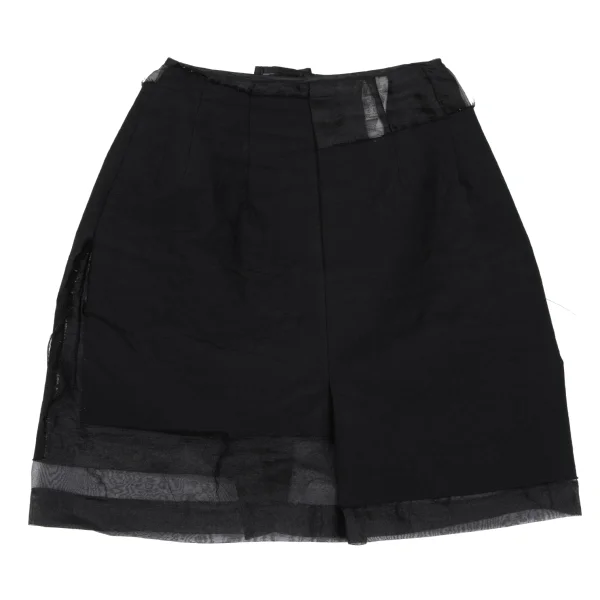 COMME des GARCONS Pasted Sheer Skirt K-167560_002