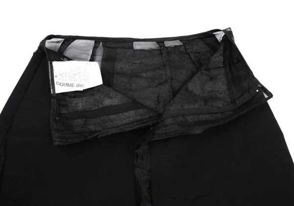 COMME des GARCONS Pasted Sheer Skirt K-167560_011