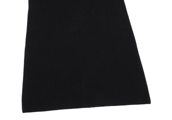 Yohji Yamamoto NOIR Cashmere Blended Wool Rib Knit Snood K-167562_007