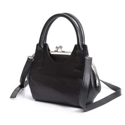 Yohji Yamamoto NOIR Clasp Leather Handbag