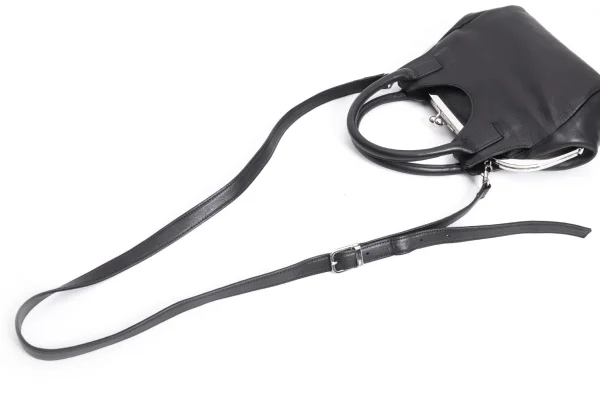 Yohji Yamamoto NOIR Clasp Leather Handbag K-167563_008