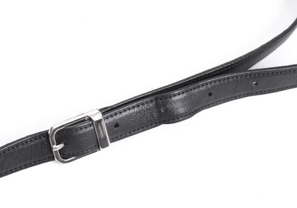 Yohji Yamamoto NOIR Clasp Leather Handbag K-167563_009