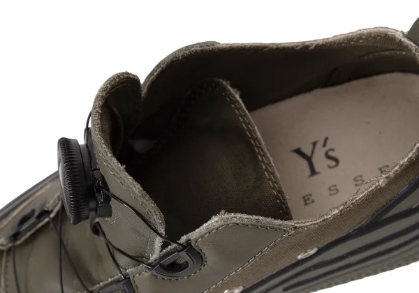 Y's × xVessel Dial Lace Up Canvas Sneakers K-167564_010
