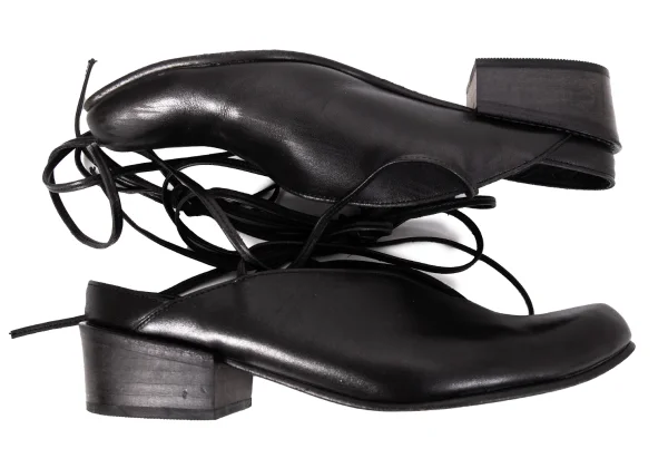 TAKESHI KOSAKA by Y's Pink Label Strap Leather mule K-167565_004