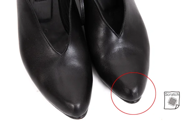 TAKESHI KOSAKA by Y's Pink Label Strap Leather mule K-167565_005