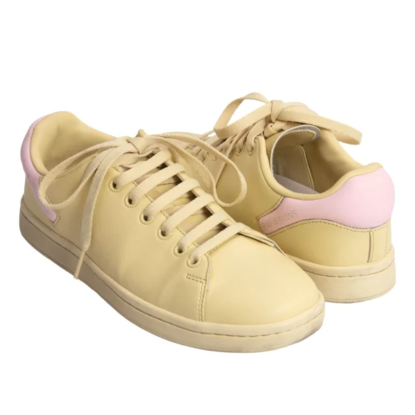 RAF SIMONS Runner ORION Leather Sneakers Yellow 38 K-167571_001