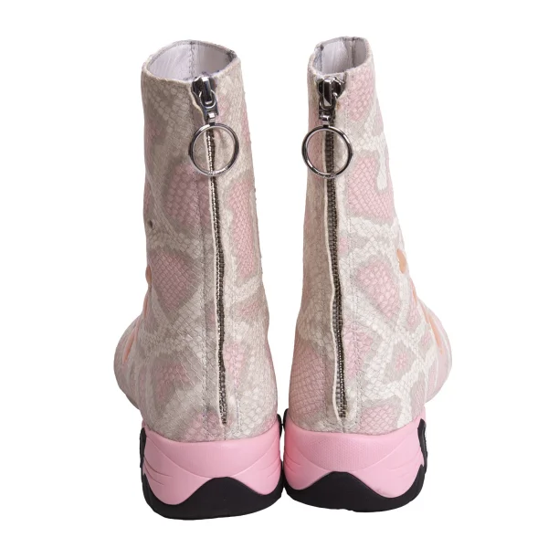 RAF SIMONS Runner SOLARIS-21 HIGH Snake Printed Sneakers K-167572_006