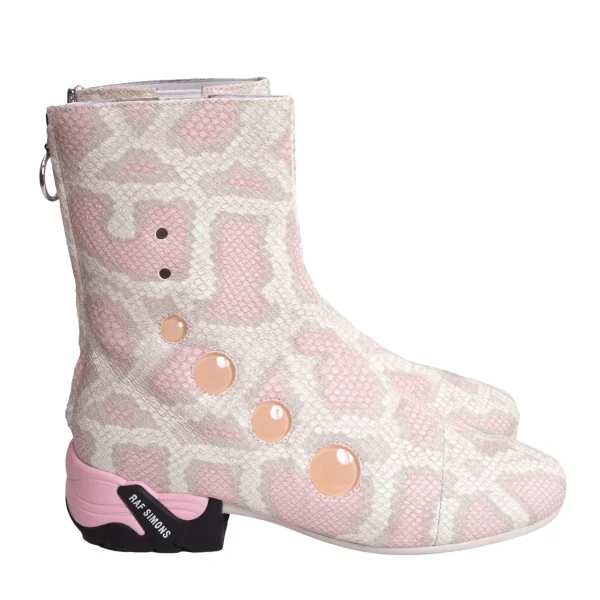 RAF SIMONS Runner SOLARIS-21 HIGH Snake Printed Sneakers K-167572_007