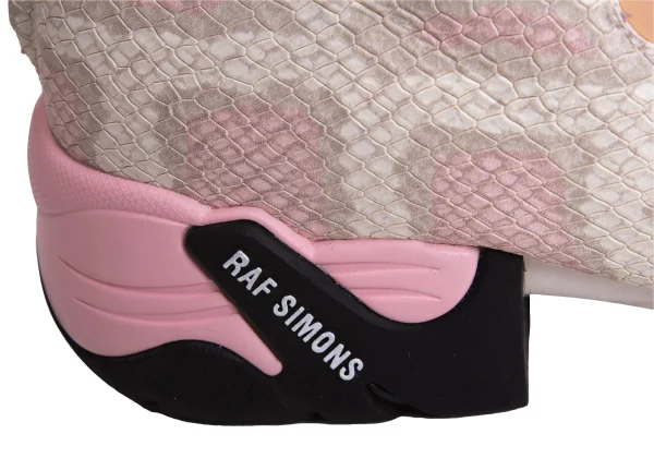 RAF SIMONS Runner SOLARIS-21 HIGH Snake Printed Sneakers K-167572_008