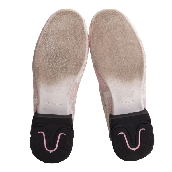 RAF SIMONS Runner SOLARIS-21 HIGH Snake Printed Sneakers K-167572_011