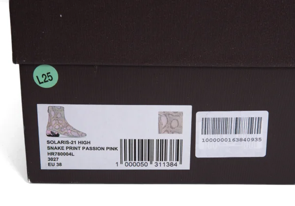 RAF SIMONS Runner SOLARIS-21 HIGH Snake Printed Sneakers K-167572_018