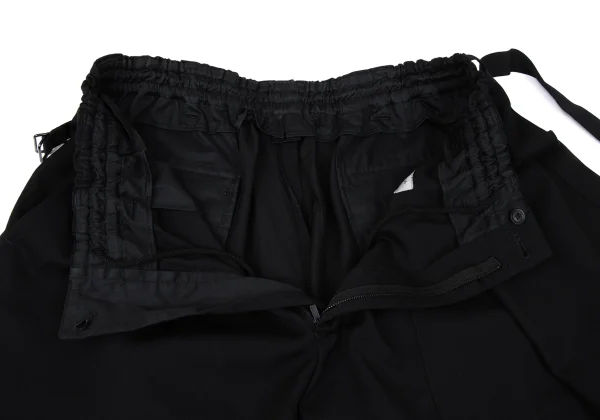 Yohji Yamamoto POUR HOMME×Rie Miyazawa Wool Gaba Embroidery Pants K-167575_009