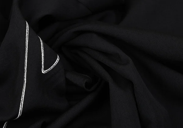 Yohji Yamamoto POUR HOMME×Rie Miyazawa Wool Gaba Embroidery Pants K-167575_017