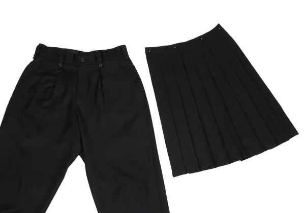 S'YTE Detachable Pleats Wool Poly Pants K-167577_008