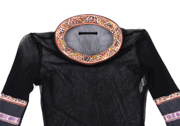 Jean Paul GAULTIER FEMME Padded Design Mesh Top K-167579_003