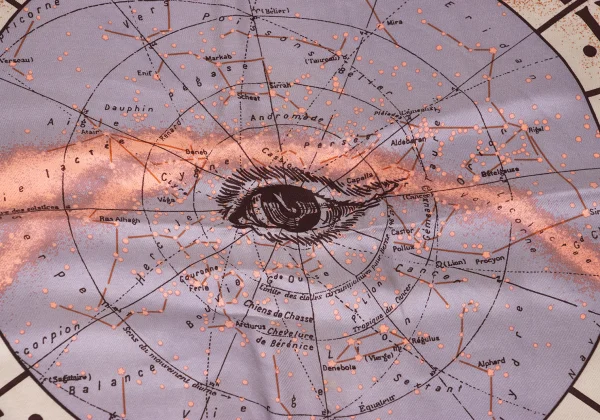 Jean Paul GAULTIER Constellation Print Scarf K-167585_003