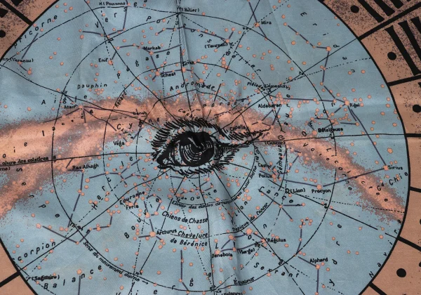 Jean Paul GAULTIER Constellation Print Scarf K-167586_003