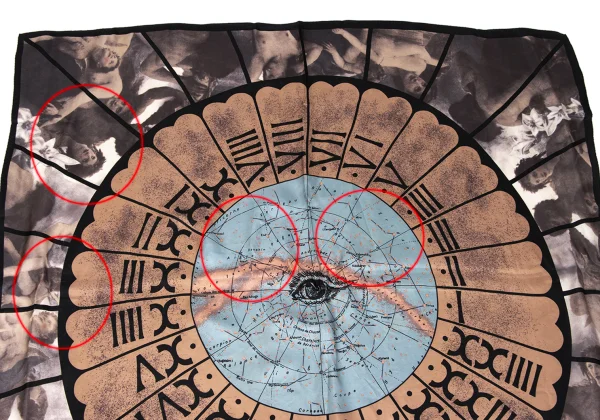 Jean Paul GAULTIER Constellation Print Scarf K-167586_004